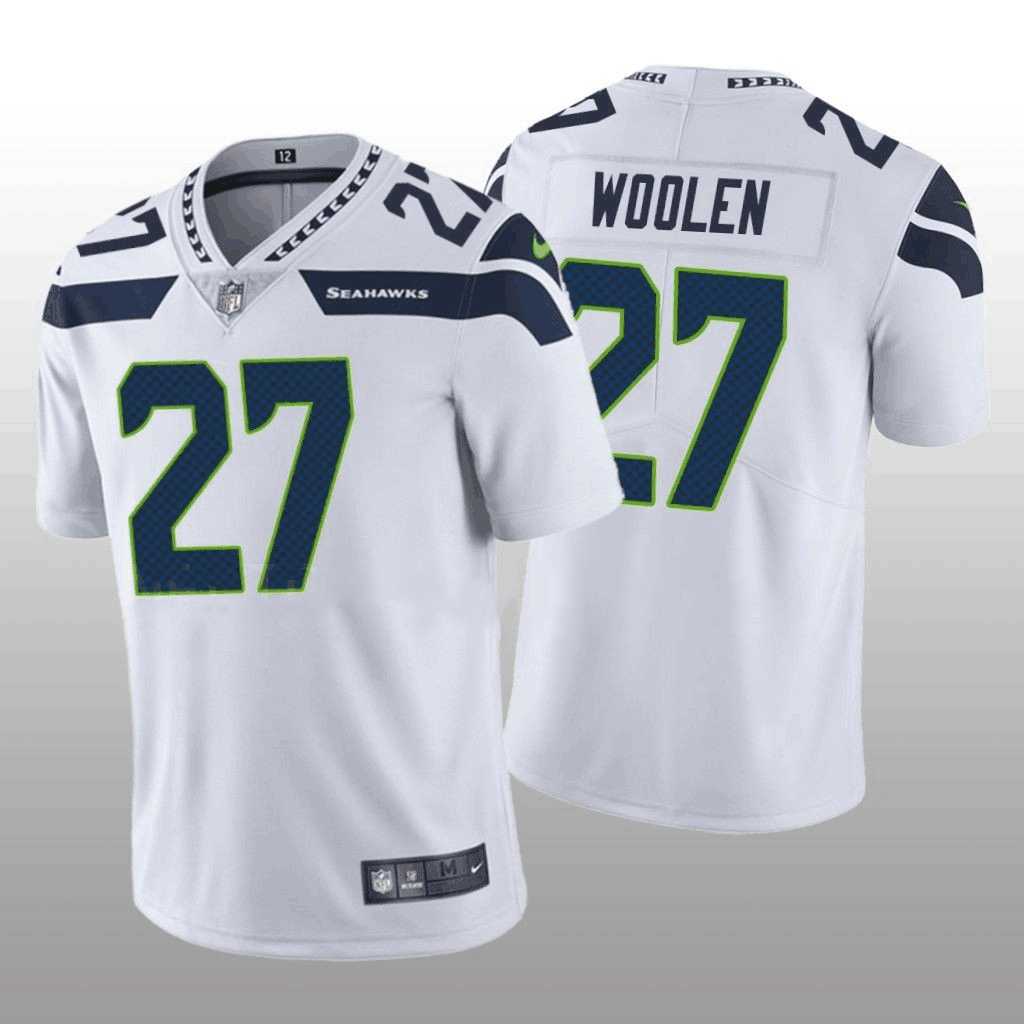 Men & Women & Youth Seattle Seahawks #27 Tariq Woolen White Vapor Untouchable Stitched Football Jersey